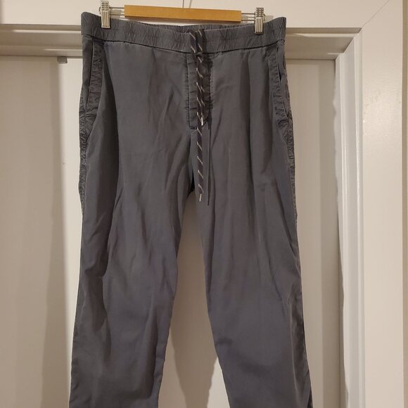 James Perse Draw String Gray Casual Pants Sz 2 - Picture 1 of 3